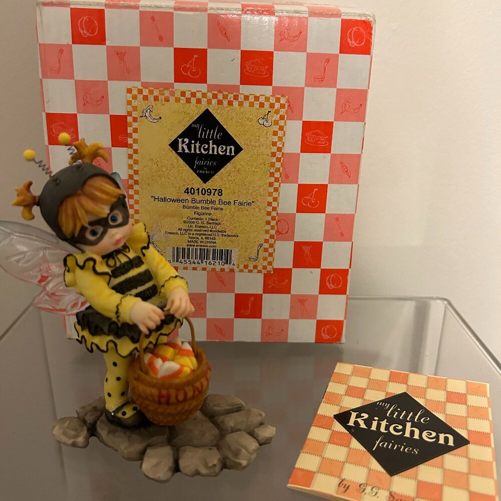 ENESCO 2008 My Little Kitchen Halloween Bumble Bee Fairie Figurine 4010978